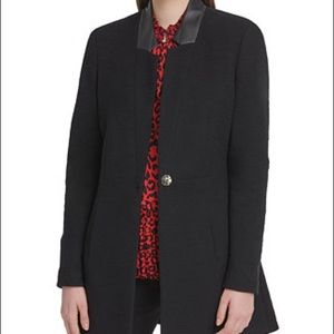 DKNY Collarless topper Jacket.